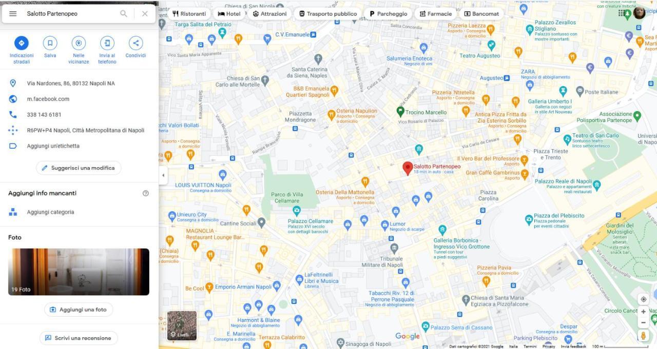 Salotto Partenopeo Наполи Екстериор снимка